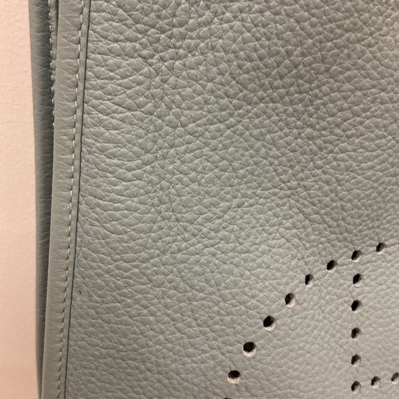 Vintage Hermes Evelyne Messenger bag — powder blue - MAJOR PRICE DROP - Picture 10 of 15